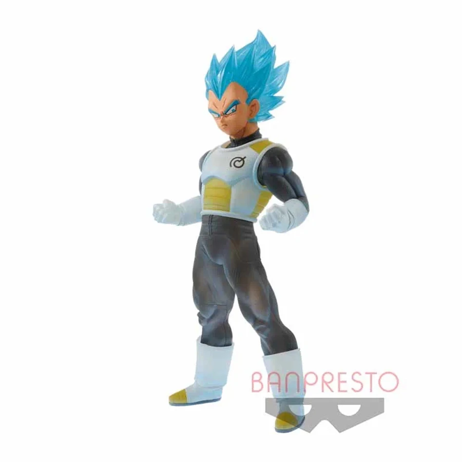 In Stock Original Banpresto Dragon Ball Clearise SSGSS Vegeta Action Figures Collectible Modle Toys Anime Figurals Juguetes 19CM