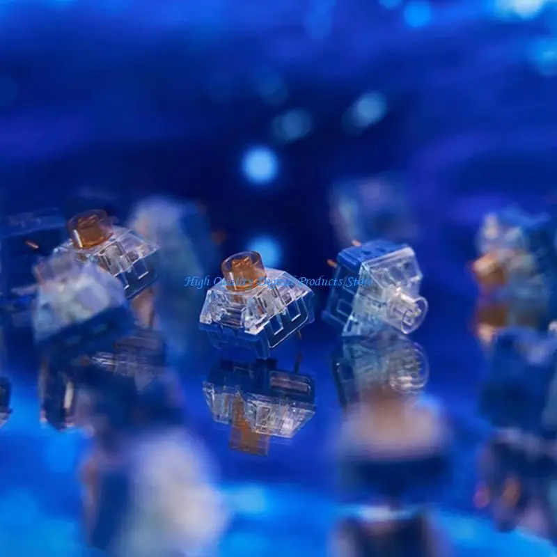 U2JE Deep Sea Whale Lonely Island Linears Tastile Silents Switches for Mechanical Keyboards Dustproof and Waterproof Box