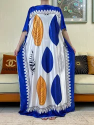 2023African Abaya For Women Kaftan Islamic Summer Clothing Wth Scarf African Printed Fabric Dress  Mubarak Dubai Femme Luxury