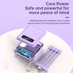 4-wire 3 Cells 18650 Battery Mobile Power Kits Self-wired Detachable DIY Charging Treasure Kit With LED Light Digital Display
