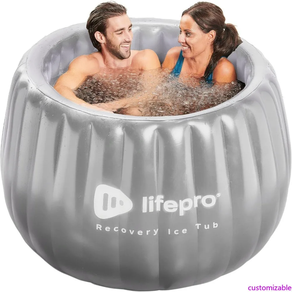 

Portable Ice Bath Tub XL - Inflatable Cold Plunge Pool for Athletes - Foldable Ice Pod Tub for Adults