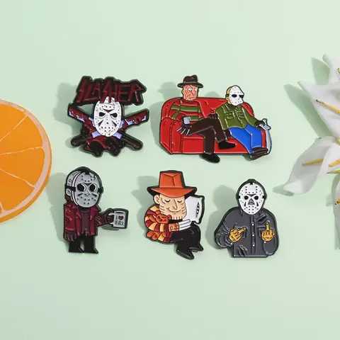 Pins Enamel Pin Cartoon Brooch Fun Quirky Accessory Badge Brooch Chest Badge Alloy Personalized Accessory Brooches on Clothes