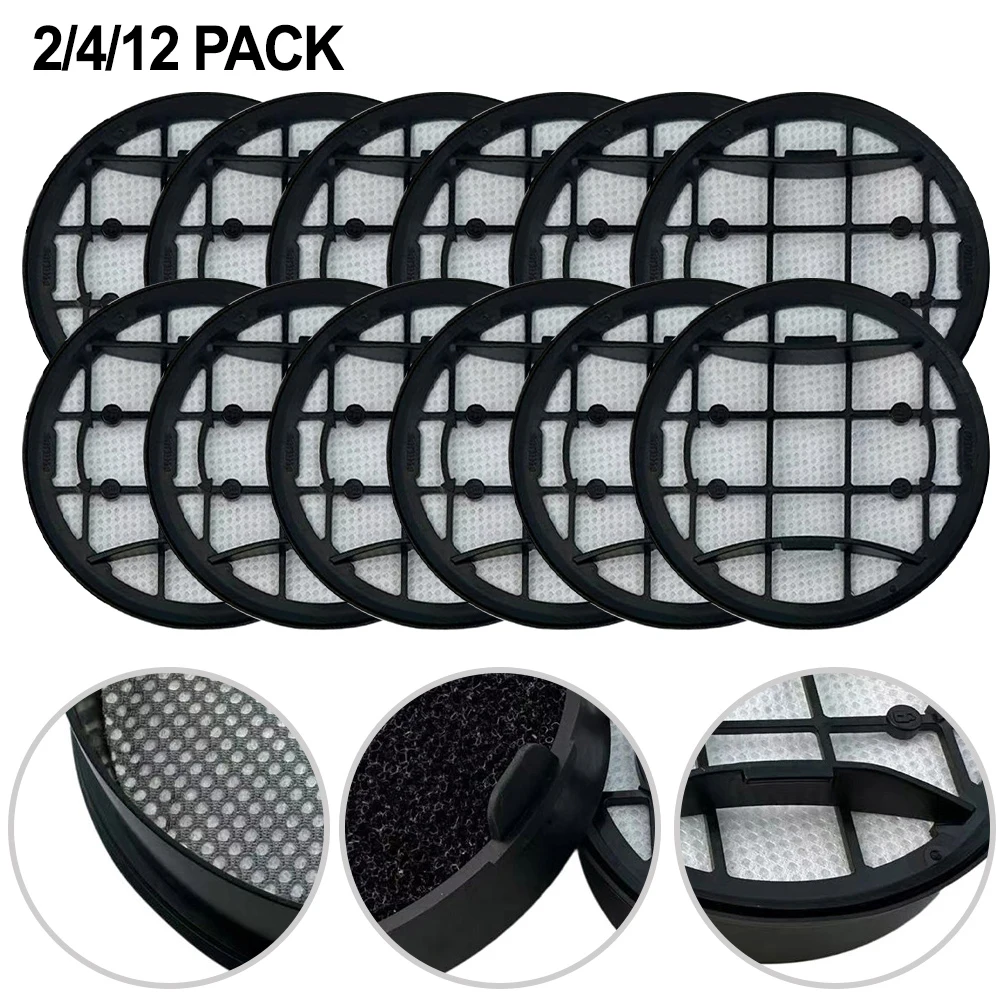 2/4 Pc Washable Foam And Inlet Replacement Filter For VC 7000 & 8000 Vacuum Cleaner XC7053, XC7055, XC7057,XC8055,XC8057,XC8058