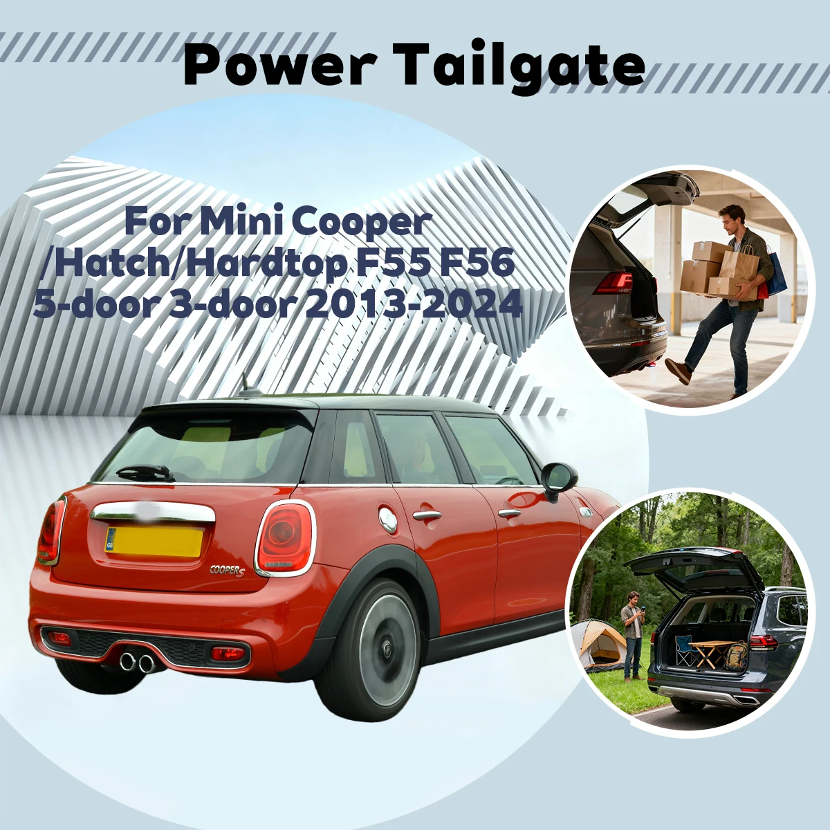 For Mini Cooper 3-door 5-door F55 F56 2013-2024 Car Liftback Automatic Lifting Electric Tailgate Lock Module Closing System