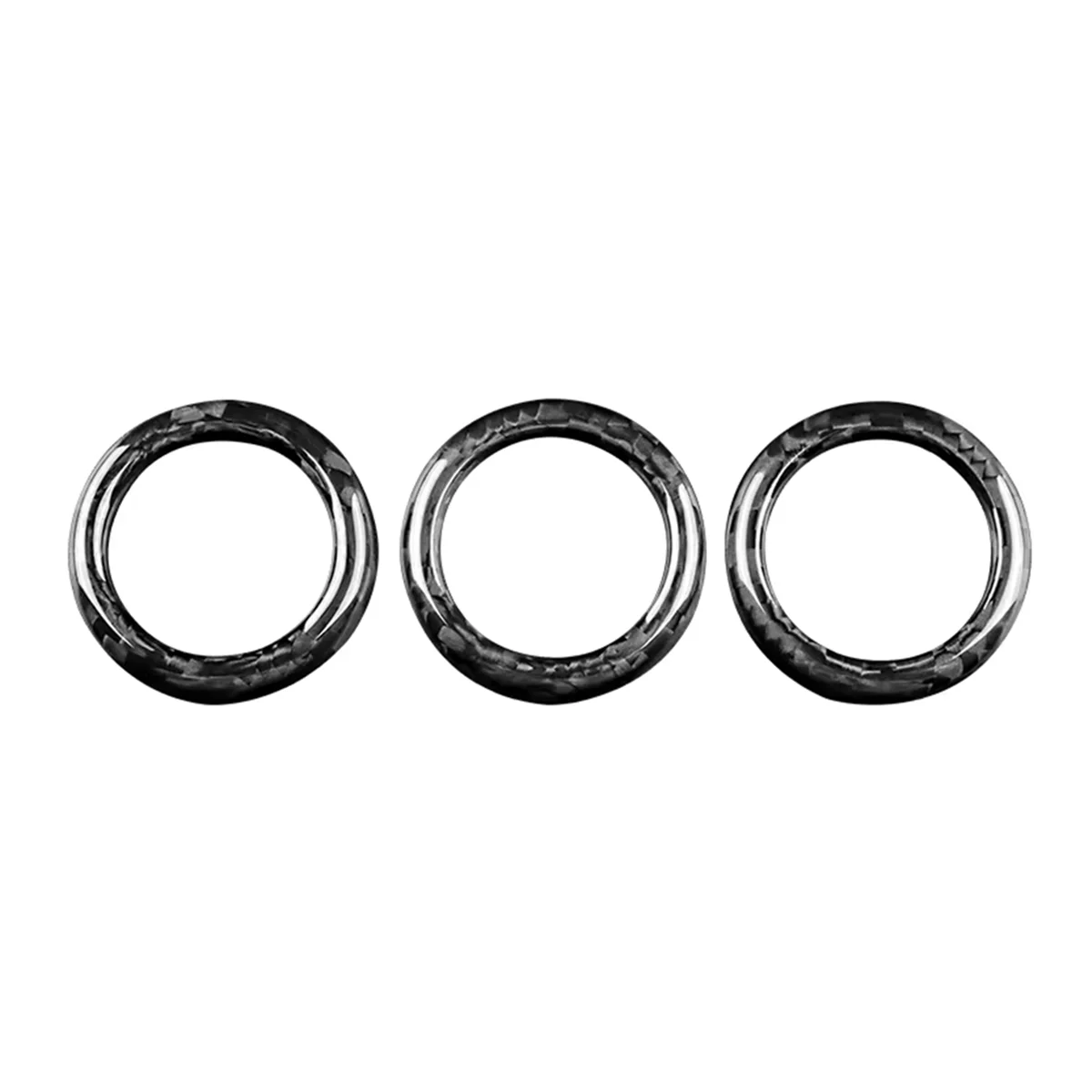 Real Carbon Fiber Car Turbo Ring Sticker Cover for 500 2008-2023 595 2012-2023