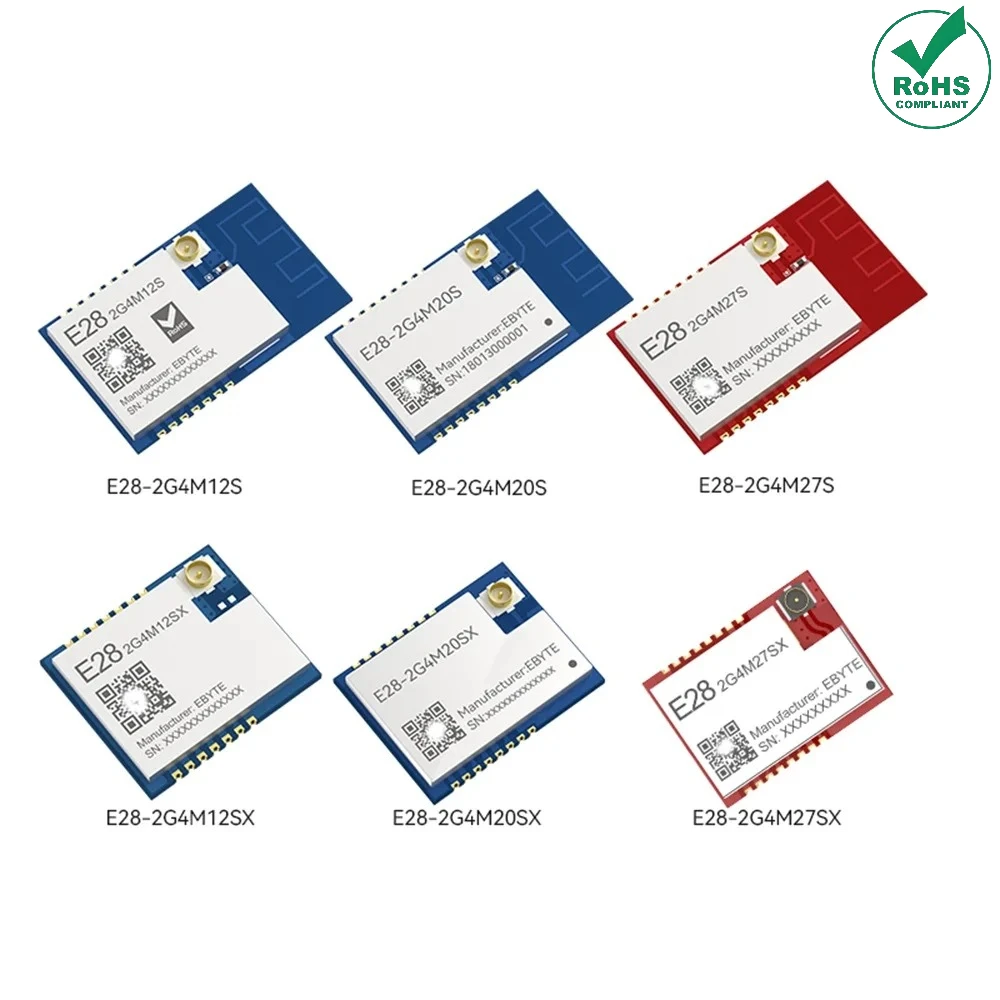 Moduł IoT SX1281 LoRa 2.4GHz 12/20/27dBm SPI CDEBYTE E28-2G4M12S E28-2G4M12SX GFSK FLRC Nadajnik-odbiornik Bluetooth PCB — zdjęcie produktu 7