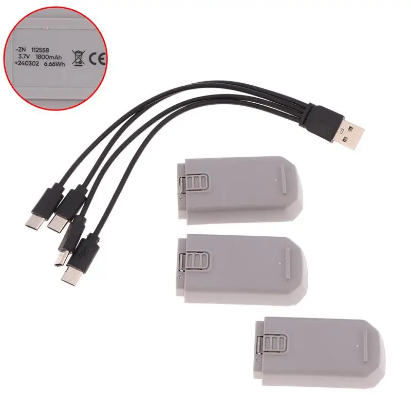 For GT3 RC Drone ﻿Original Battery 3.7V 1800mAh For V66 Mini Drone Parts V66 CZ06 D16 Quadcopter Accessories