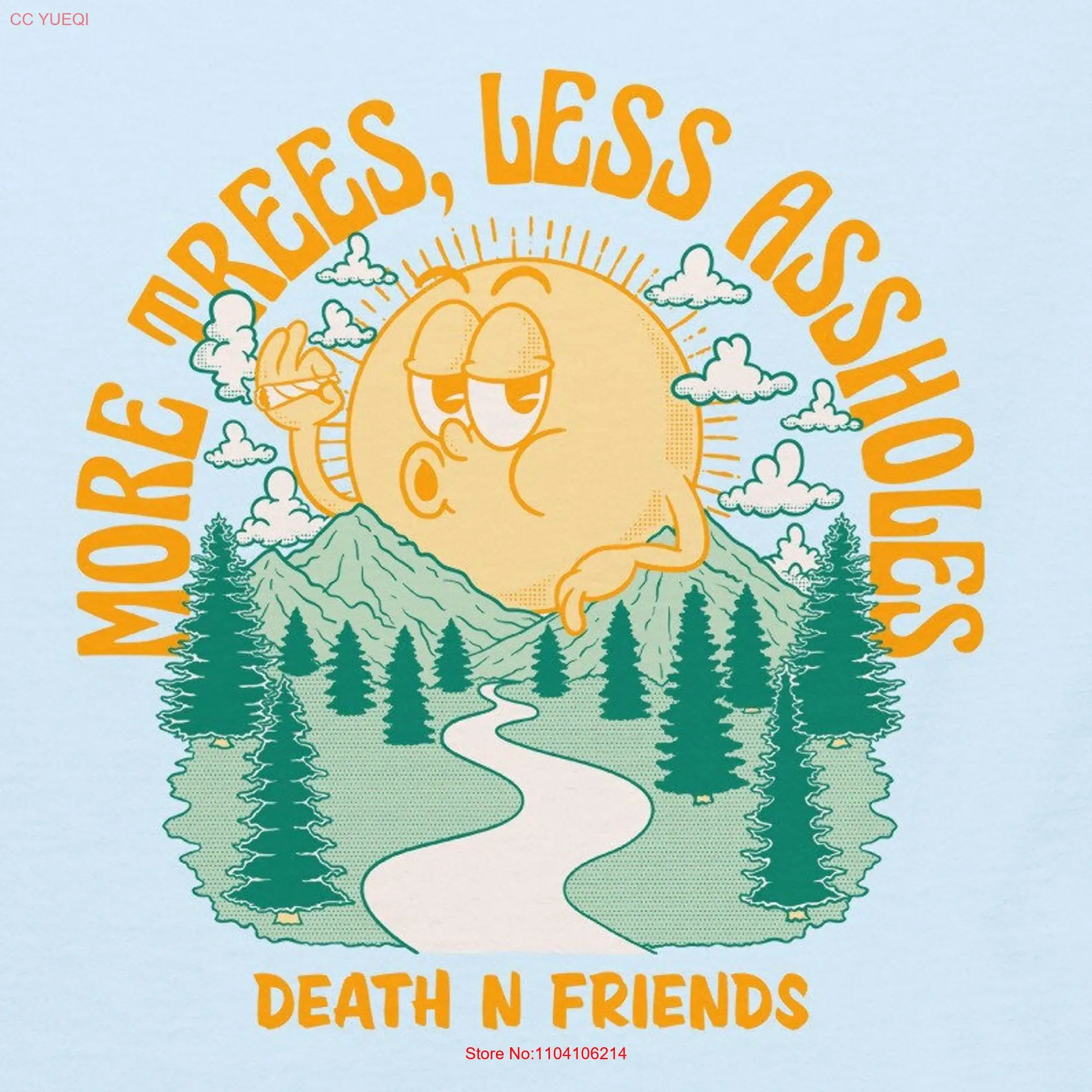 More Trees Less Arseholes T shirt Plant hiking camping tree lover gift long or short sleeves