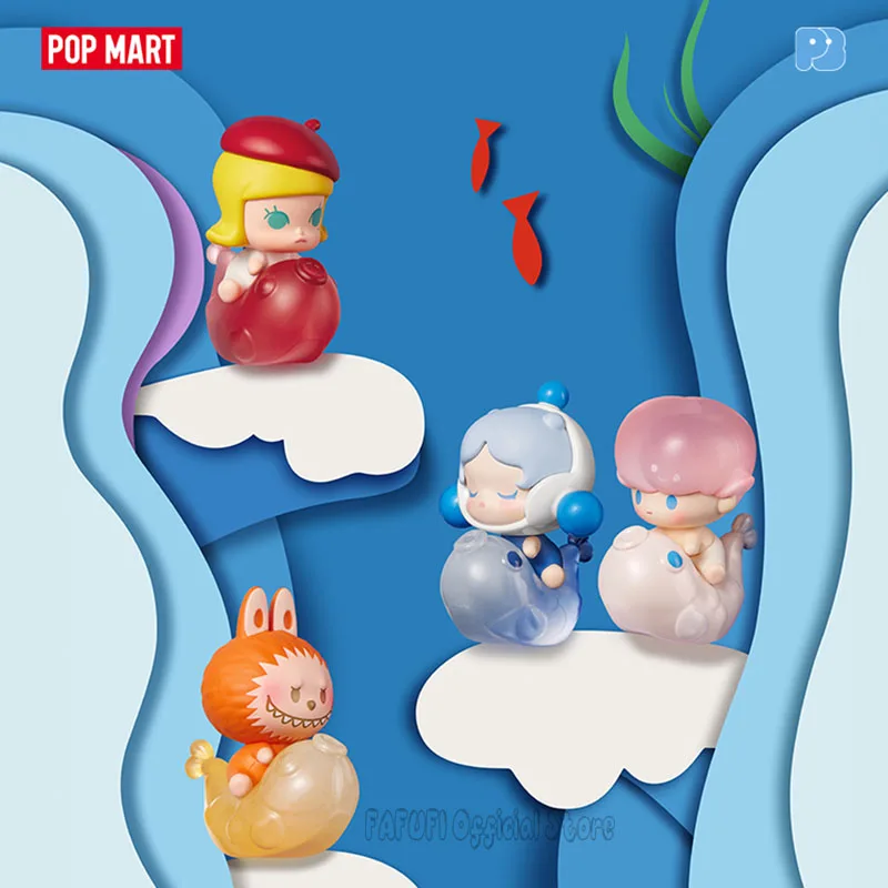 POPMART POPBEAN Lucky Charm Series Blind Bag Guess Bag Mystery Box Toys Doll Cute Anime Figure Desktop Ornaments Gift Collection