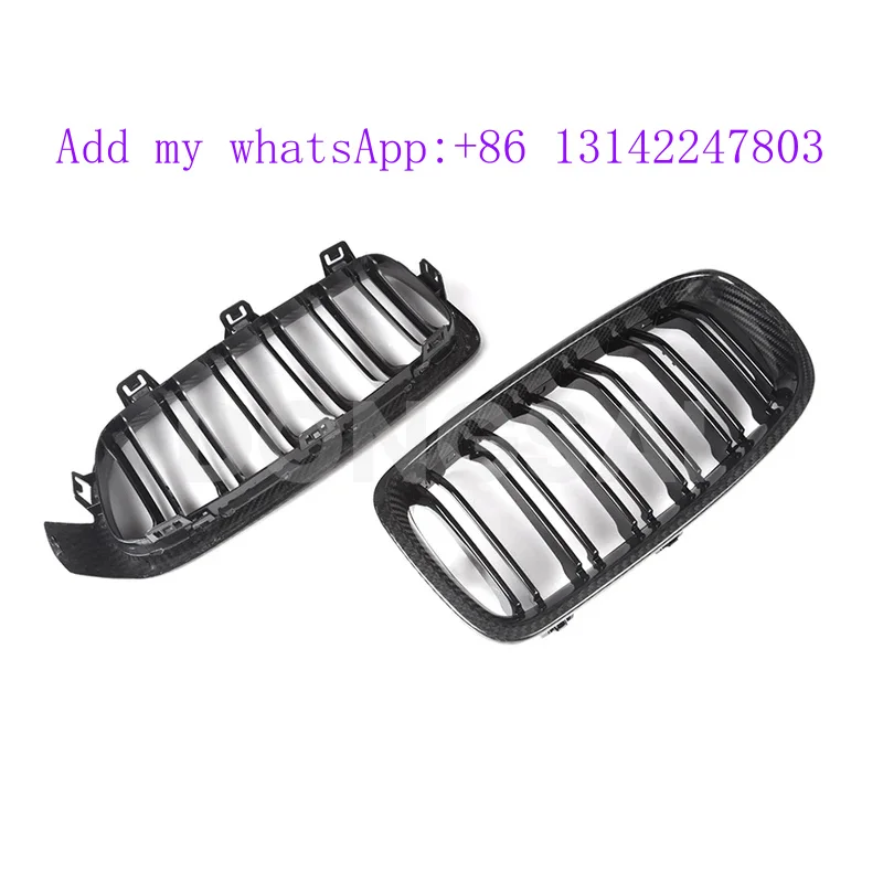 

3 Series F30 F31 F35 Dual Slat Dry Carbon Fiber Front Grill 2012-2018