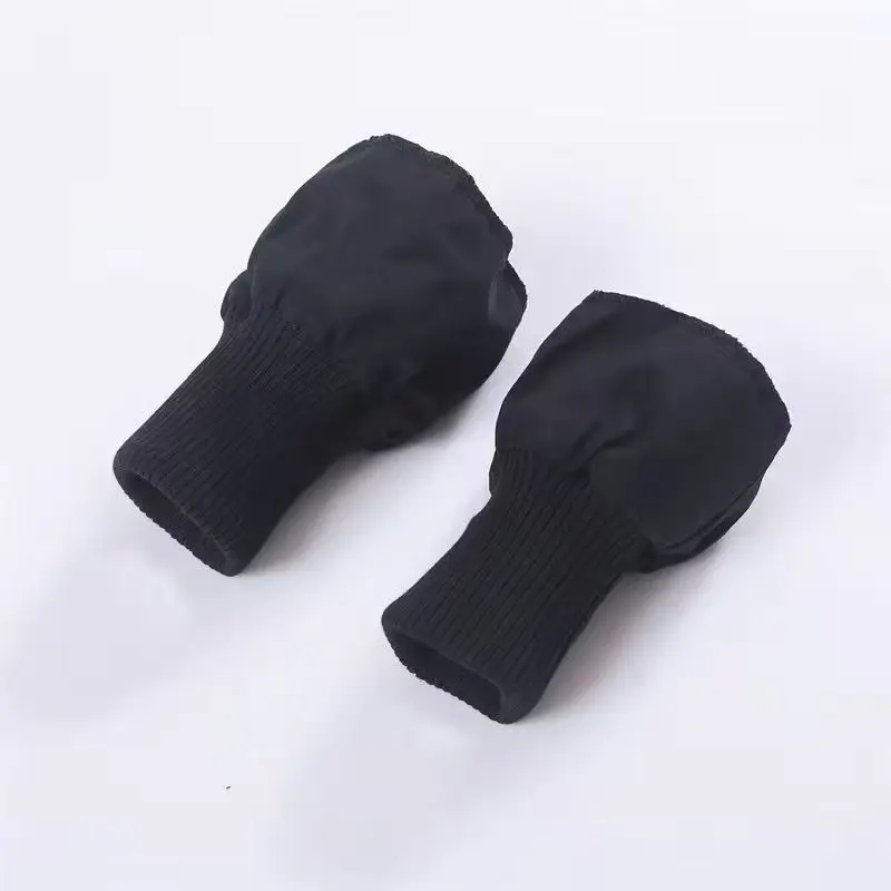 Thickened Oversized down Jacket Ribbed Sleeve Cuffs Thick Cotton Warm Anti-Dirt Sleeve Covers Extended Elastic  Accessories