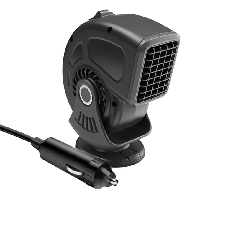 

A73Q-For Vehicle Cigarette Lighter 24V For Car Heater 2-In-1 Heating& Cooling Fan Defrosting Fogging Defogger For Car Windshield