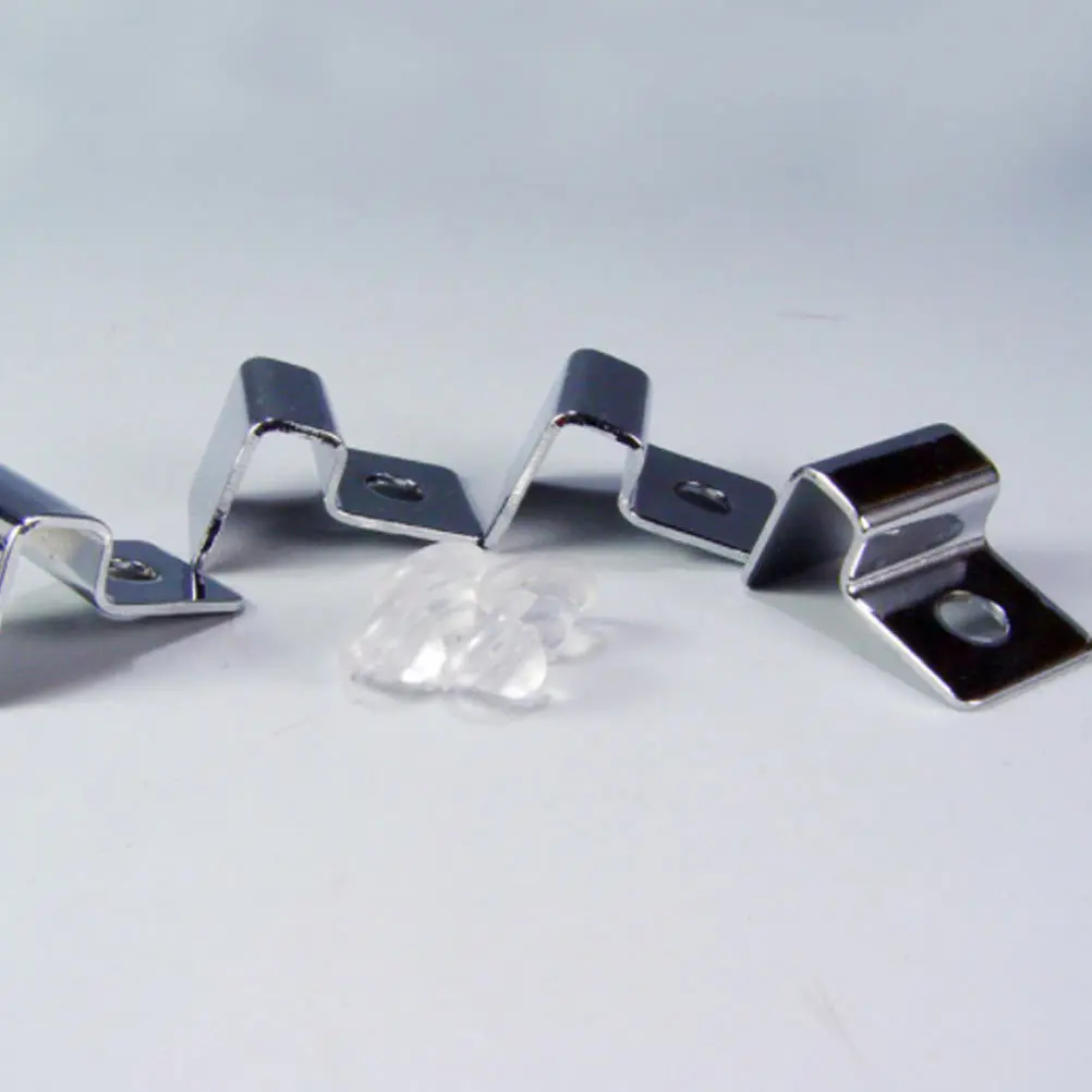 

8Pcs Premium Stainless Steel Aquarium Bracket 6Mm Fast Setup Support Shelf for Fish Tank Glass Cover Cleaner Quiet Environment