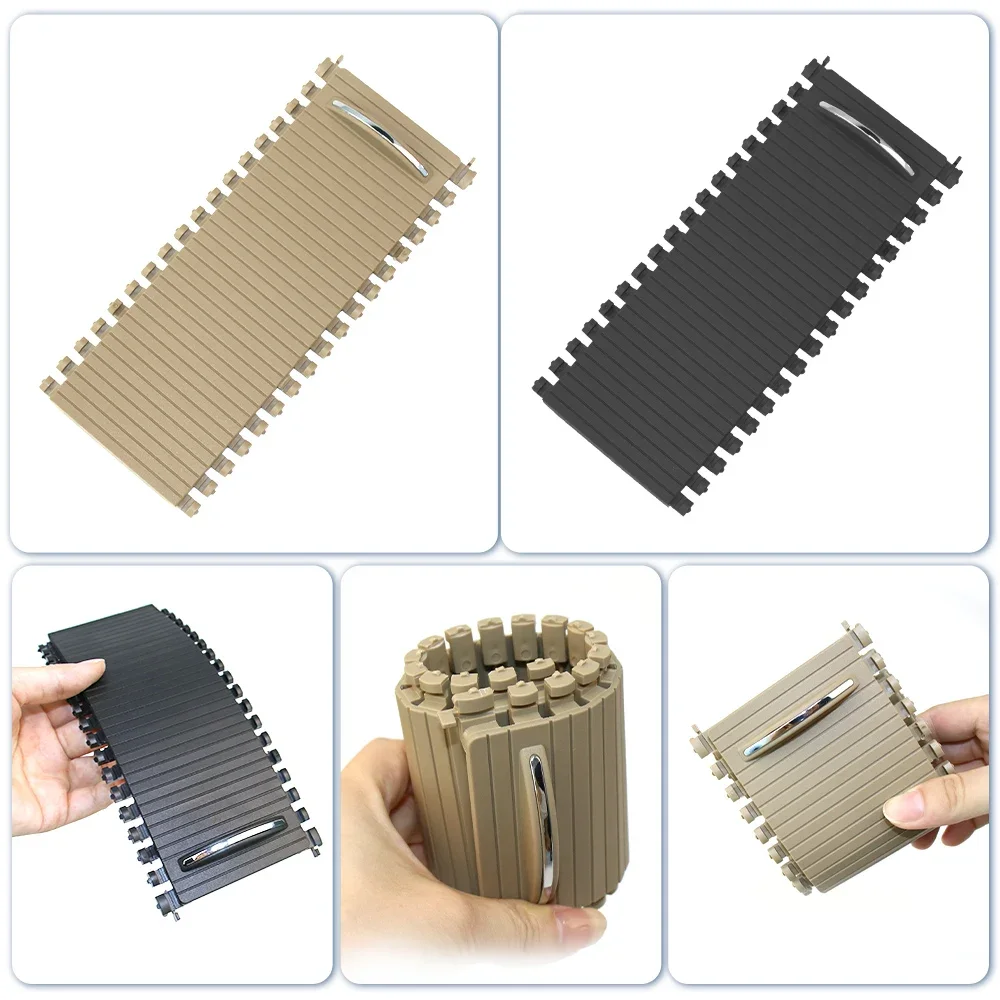 

2010-2012 Center Console Roller Blind Shutter Water Cup Holder Cover Plate Roller Blind Shutter Trim HFLLH3 For Haval H3 H5