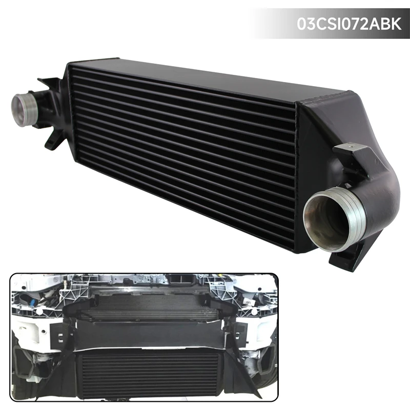 Performance Black Intercooler Competition Upgrade Front Mount Fits For Ford Focus RS Hatchback MK3 2.3L Turbo 2016-2018