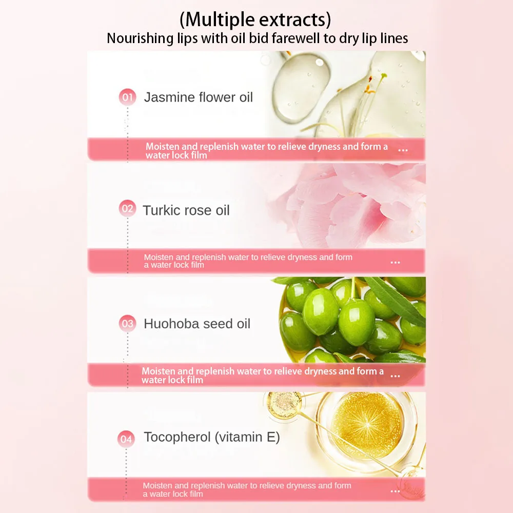 Lip Balm Long-lasting Color Development Gentle And Nourishing Long Lasting Lip Essential Oil Skin Care Products Mois Lip