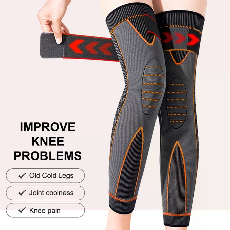 Knee Support Protectors Knee Support Brace With Mugwort Compression Long Sleeve Arthritis Relief Running Gym Sport Knee Pad Leg