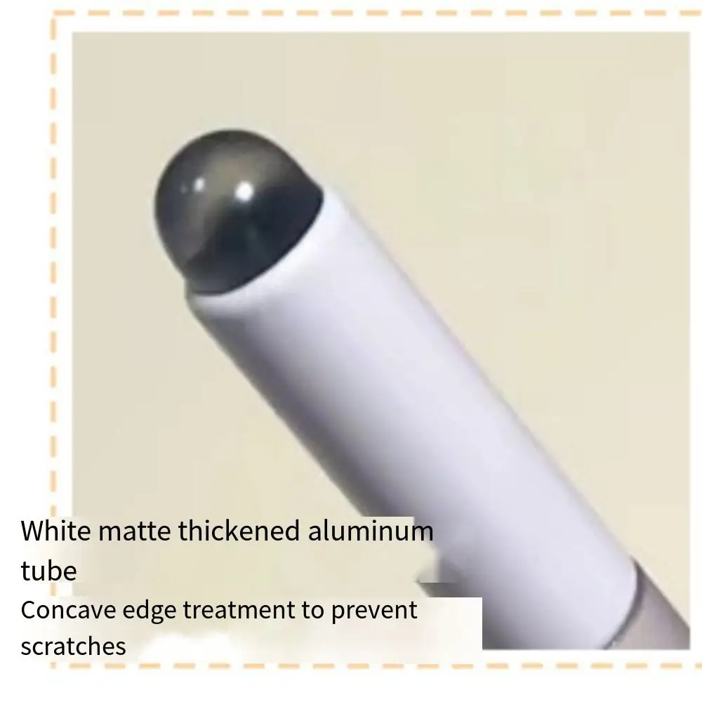 Pincel de labios de silicona de cabeza redonda como yemas de los dedos Q pincel corrector en ángulo suave sombra de ojos pincel de lápiz labial transparente esmerilado belleza