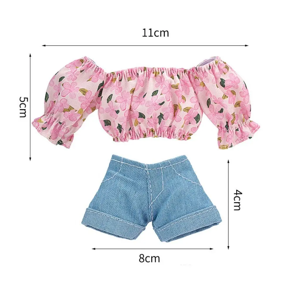 Modisches Blumenhemd mit Schuhen, Reise-Stil, Kleidung, Hemd, DIY-Zubehör, Blasenärmel-Shorts-Set für 1/6 BJD 28–30 cm große Puppen