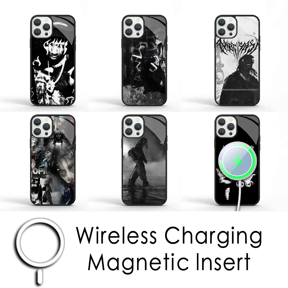 

Narcissist Carti Ken Carson Phone Case For IPhone 16 15 Pro Max Case 14 Plus 13 12 11 Magesafe Magnetic Wireless Charge Cover