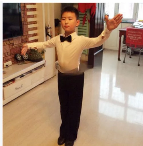 

Boys Professional Latin Dance Costumes Shirt Pants for Kids Competition Shows Salsa Ballroom Dancing Clothes Wear Outfits