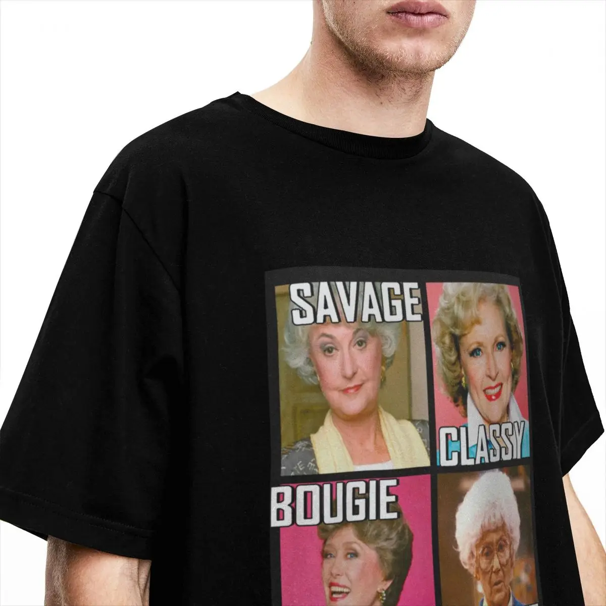 Uomo Golden Girls Savage Classy Bougie Ratchet magliette Betty White Pure Cotton Clothes maglietta girocollo manica corta T-Shirt