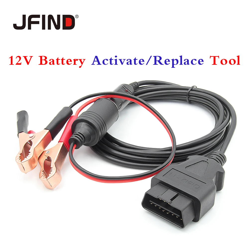 JFIND JC02 OBD OBD2 batteria per Auto sostituire strumento Computer ECU Memory Saver Auto Emergency Automotive Power Supply attivazione di emergenza