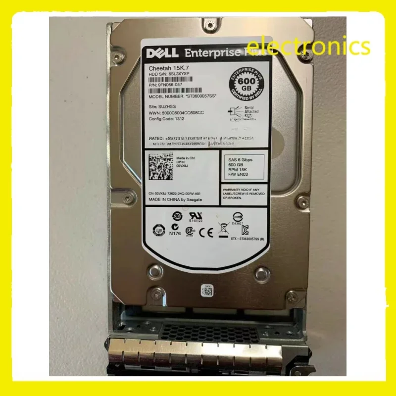 For Dell 600G 15K 002R3X 00VX8J EqualLogic EQ Server Hard Disk