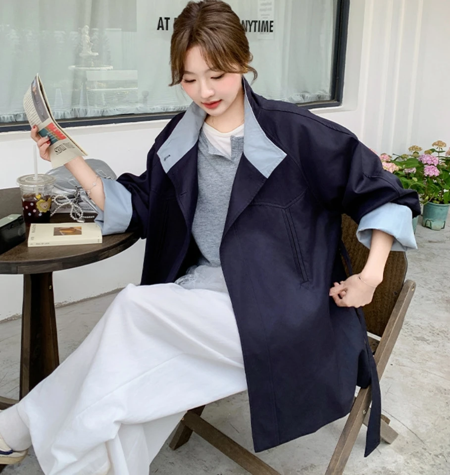 

SuperAen Autumn 2025 New Korean Style Pockets Loose Fashion V-neck Jackets Women Vintage Solid Color Casual Blazer
