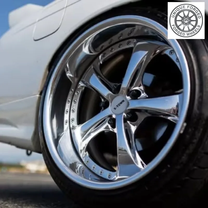 26 Style Custom 2‑Piece Forged Aluminum Alloy Wheels 19 20 21 22 Inch 5x112 5x120 5x114.3 Polished Silver Wheel Rims For Bmw For