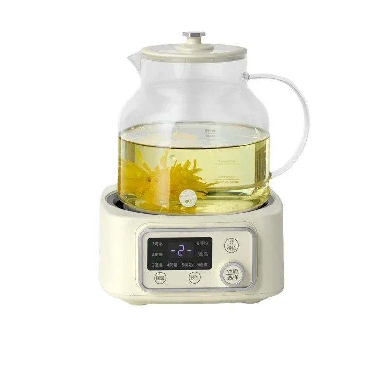 Health pot glass household multi-functional small office boiling water tea maker flower teapot