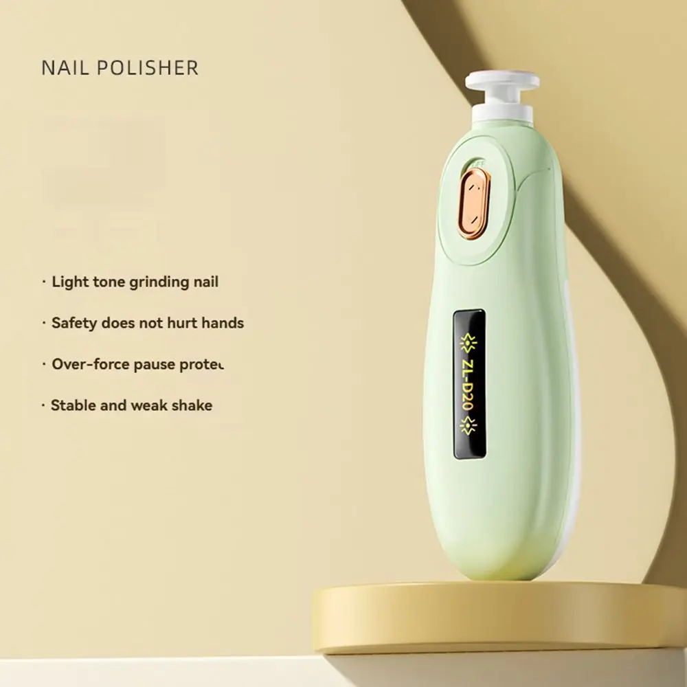 ที่มีประสิทธิภาพไฟฟ้าเล็บเด็กTrimmer 6 หัวบดเด็กเครื่องบดเล็บเด็กความปลอดภัยเงียบทารกแรกเกิดเล็บClippersทารก
