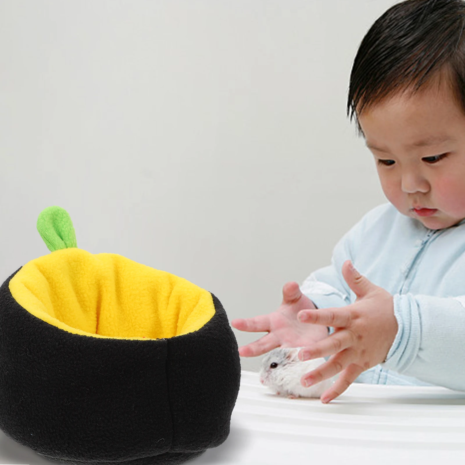 

Nest for Hamster Winter Bed Soft Sleeping Tent Small Animal Cage Bedding Warm Safe Hamster Sleep Bed Pet Cage Nest
