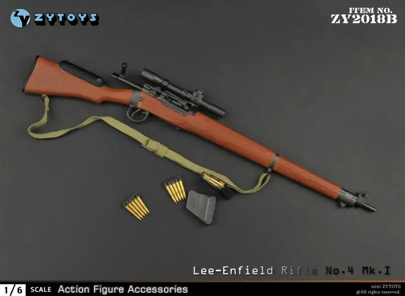 ZYTOYS ZY2018 NO4MKI 1/6 Scale Classic Lee-Enfield Rifle Military