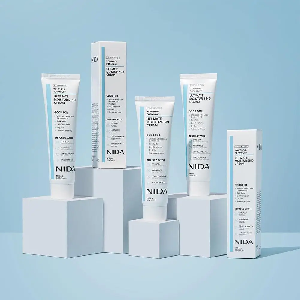 NIDA crème hydratante quotidienne ultime Anti-âge blanchissant réparation rougeurs Essence réparation apaisant pores hydratant soins de la peau