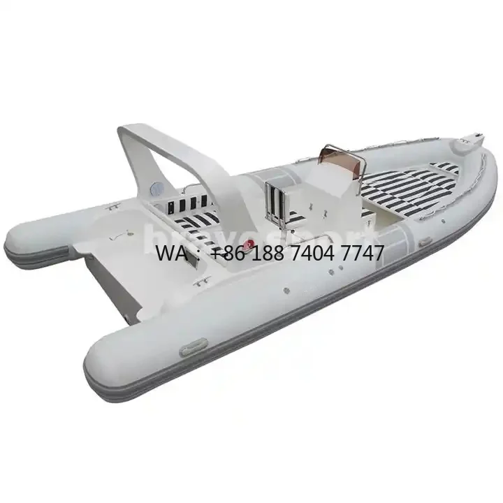 Best Selling RIB 680 Orca Hypalon Fiberglass Inflatable Boat with Diving Board