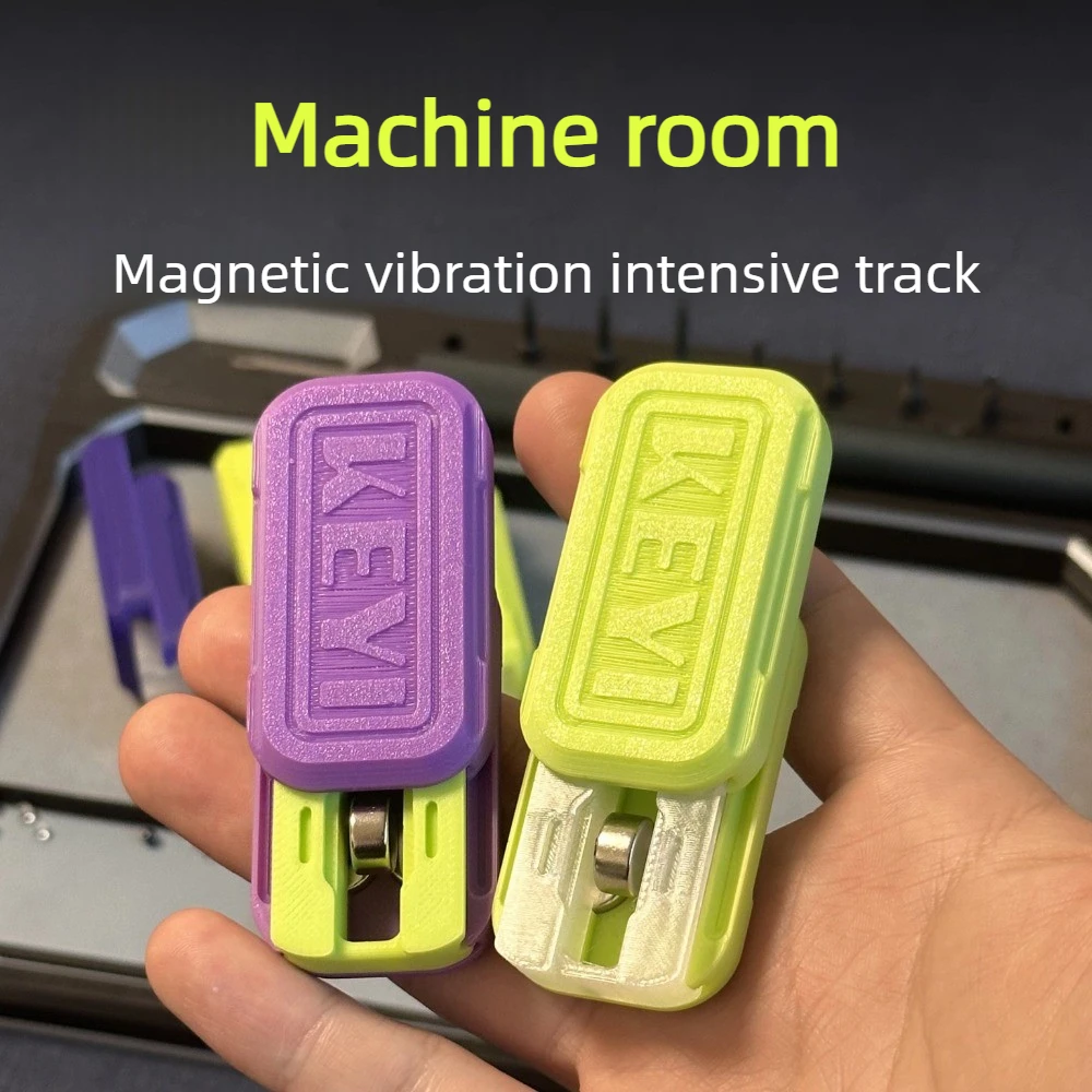 KEYI EDC Vibrating Mechanical 3D Printed Magnetic Fidget Toy A Stress-relieving Finger-pushing Toy