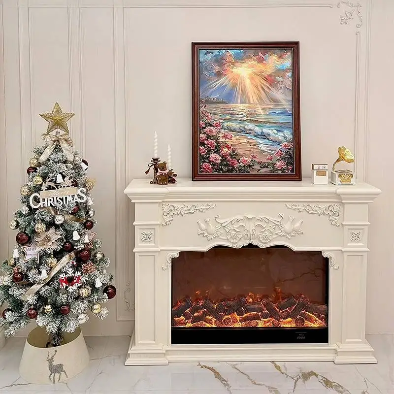 

Classic White Living Room Fireplace Small Modern Luxury Wood Living Room Cabinets Narrow Nordic Szafki Do Salonu Furniture Home