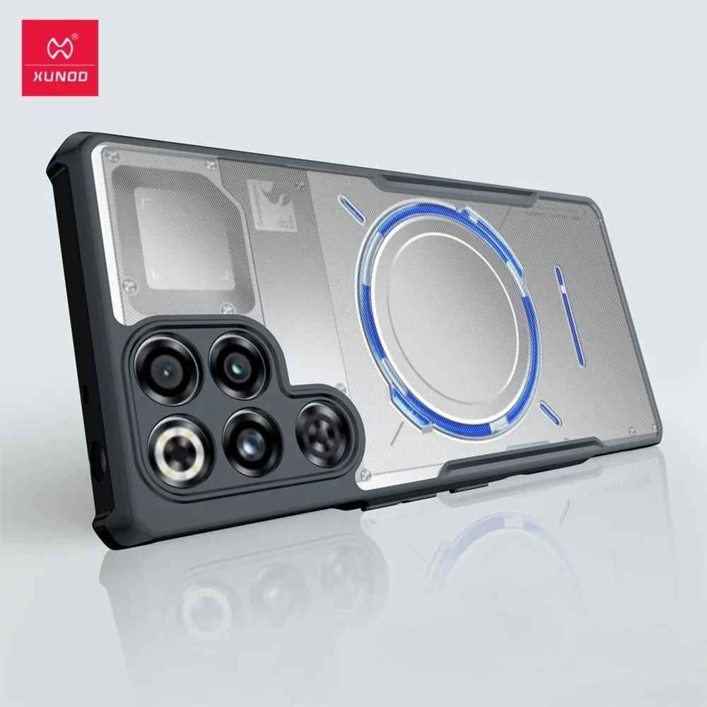 حافظة Xundd لهاتف Nubia Red Magic 11 Pro RedMagic 11 Pro Plus، غلاف مقاوم للصدمات للوسادة الهوائية، حماية للكاميرا، غطاء خلفي شفاف