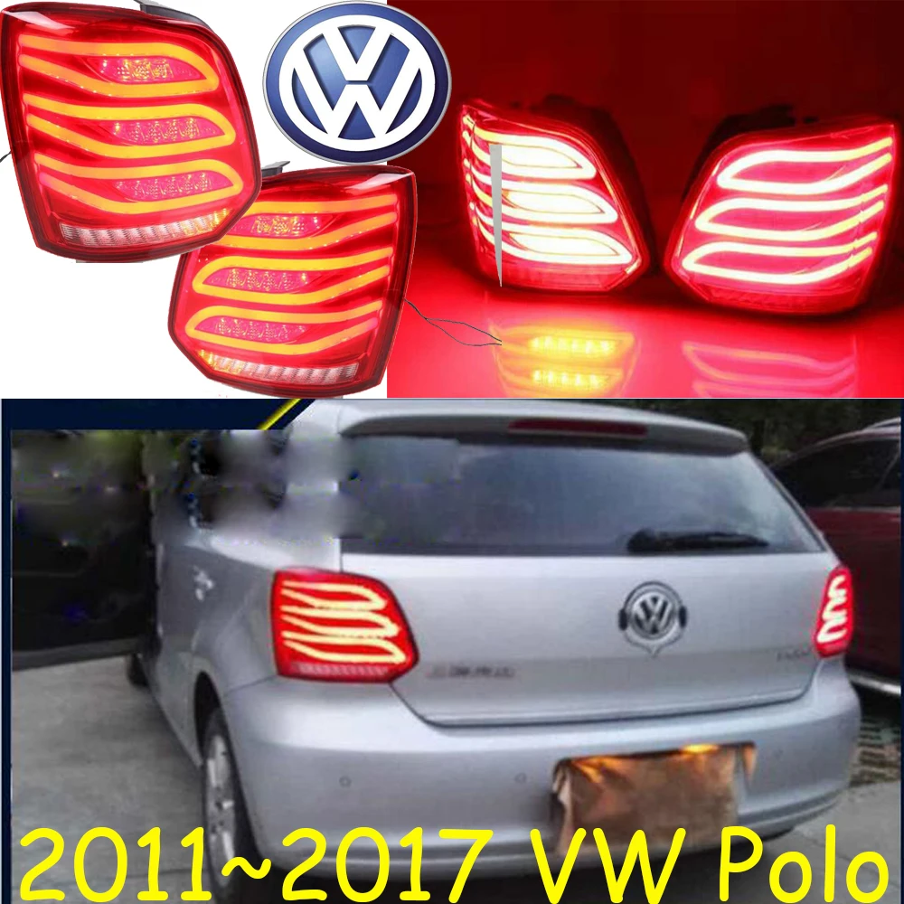 

Автомобильный бампер, задний фонарь для volkswagen polo, задний фонарь, отражатель 21011 ~, автомобильные аксессуары, задний фонарь, автомобильная противотуманная фара