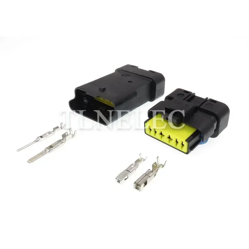 6 Pin Way Male Female Waterproof Sensor Connector Throttle Pump Plug 211PL069S0049 211PC069S0049