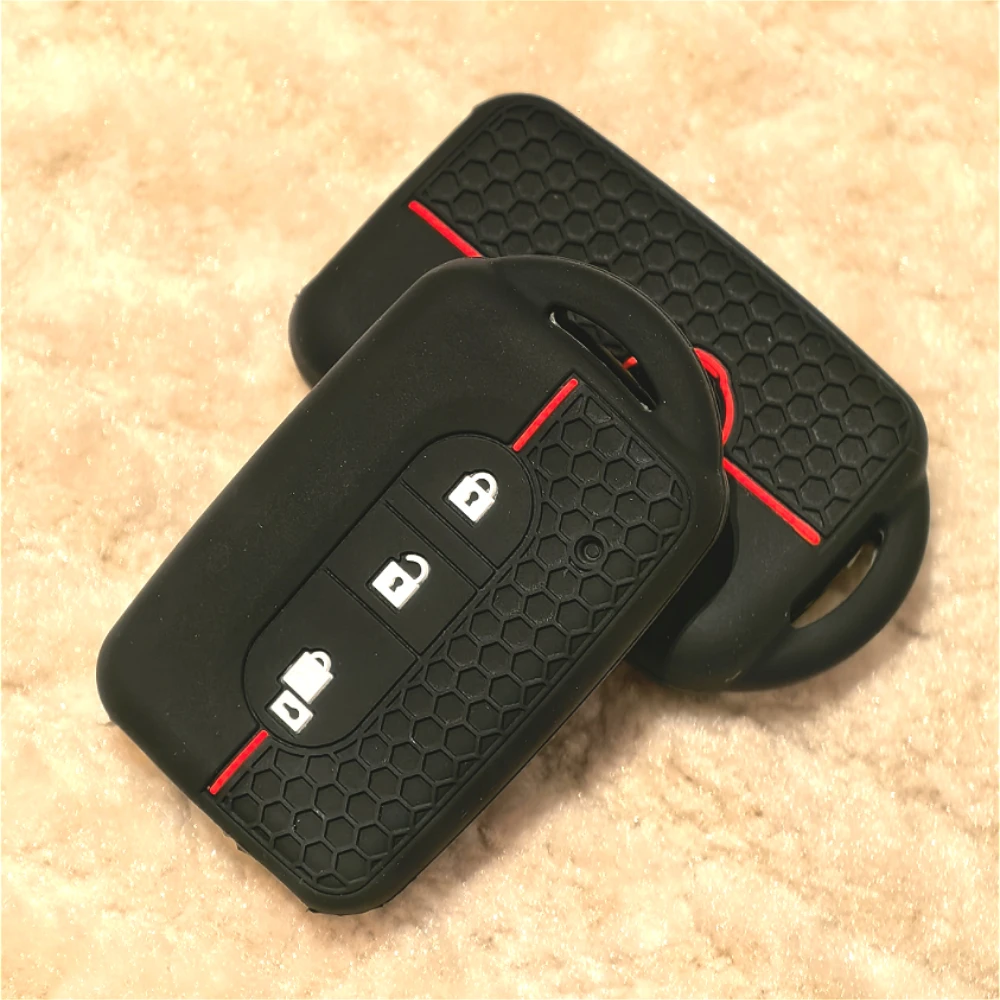 Silicone Remote Key Fob Shell Cover Case For Nissan Qashqai Micra Juke X-Trail Tiida Navara Note Pathfinder Key Chain