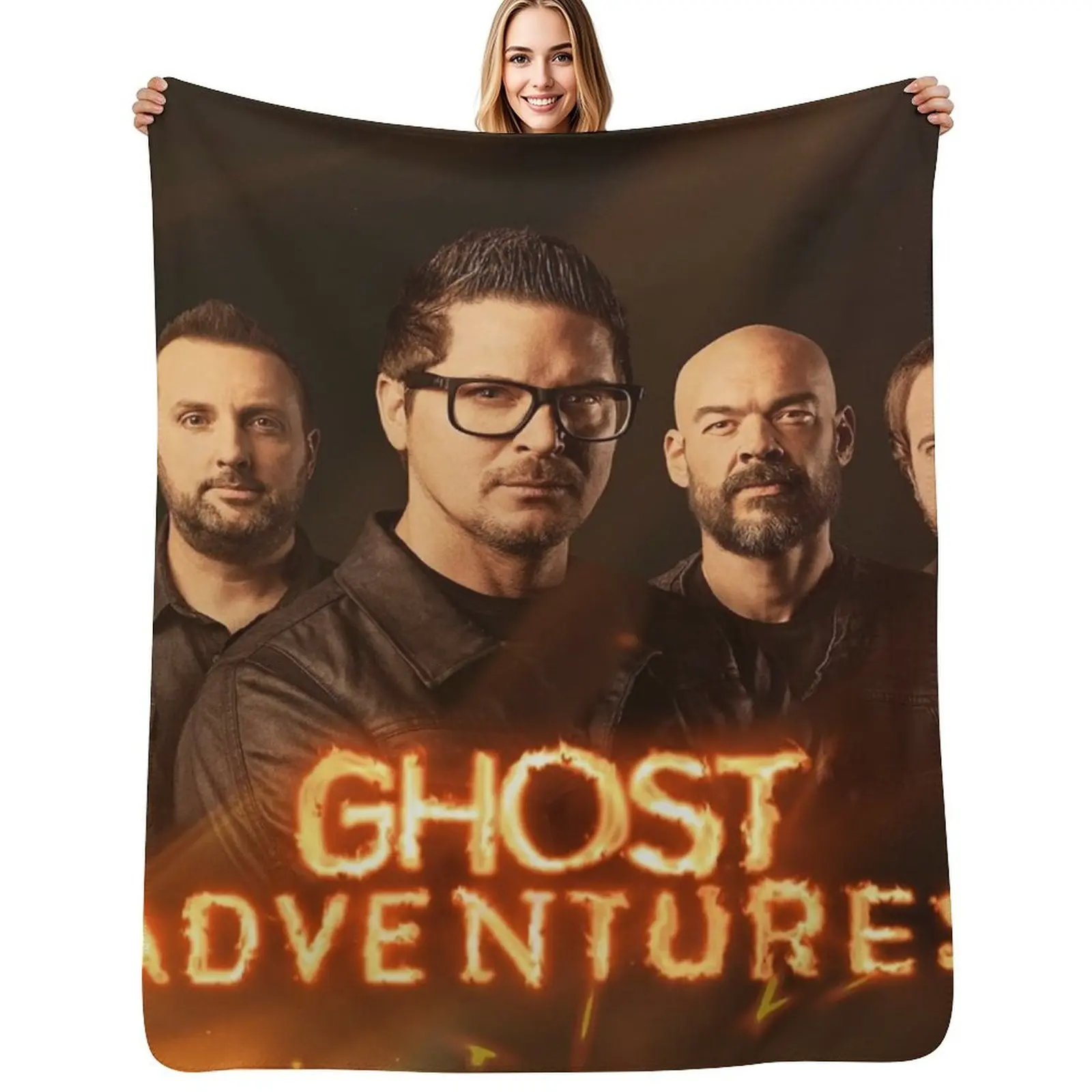 

Ghost Adventures Throw Blanket All Season Soft Lightweight Blanket for Home