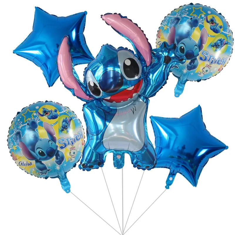 Disney Stitch Birthday Party Balloons Lilo & Stitch Balloon Sets Baby Shower for Kids Birthday Party Decorations Supplies Gifts