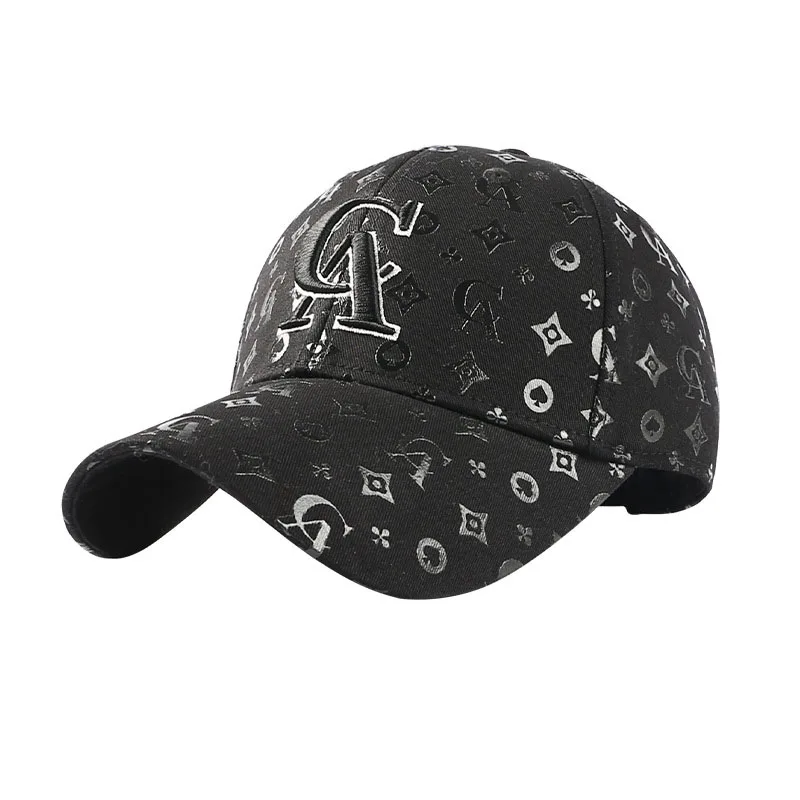 

Fashion Monogram Printing Figure Baseball Cap For Women Snapback Adjustable Visor Sunshade High Grade Exquisite Workmanship Cap