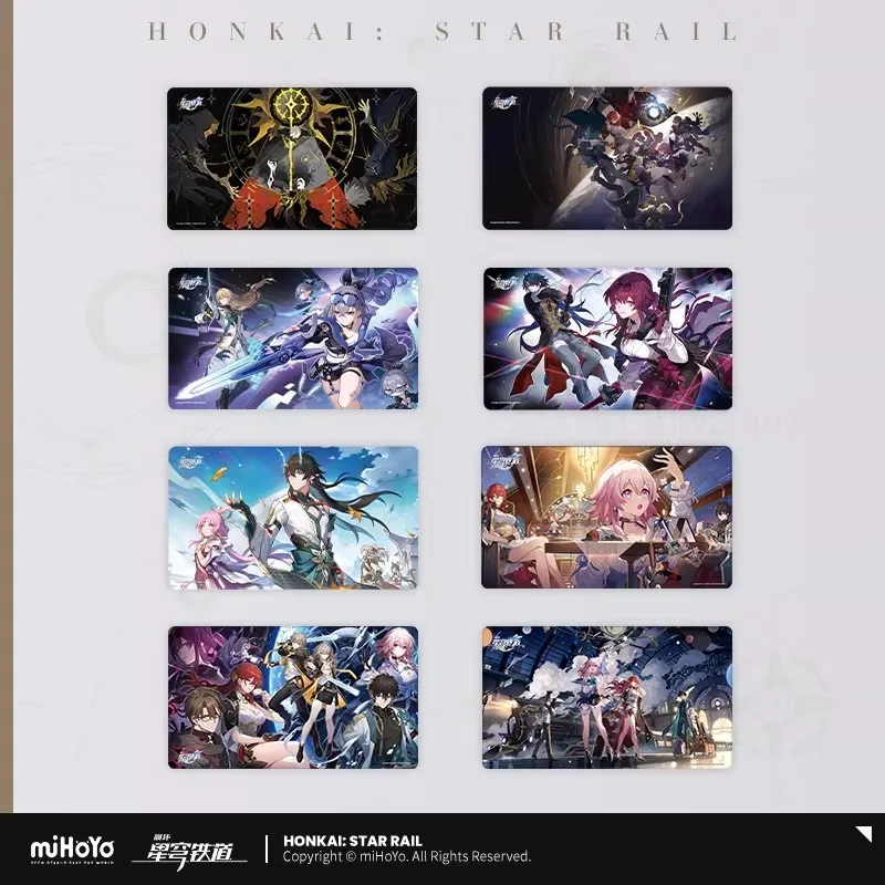 

Оригинальный коврик для мыши miHoYo Game Honkai Star Rail с персонажами Silver Wolf, DanHeng, Kafka, March 7th. Аниме-аксессуар, реквизит для косплея, подарки на Рождество.