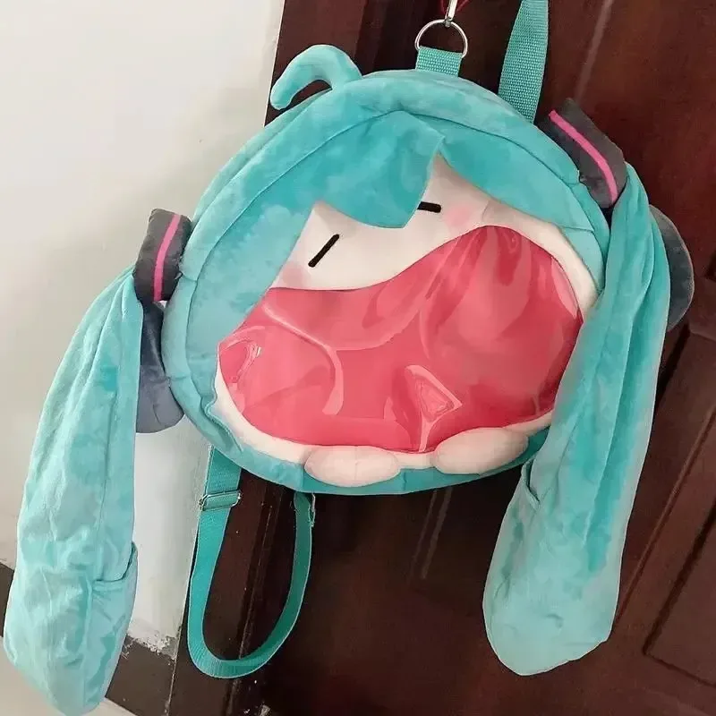 Hatsune Miku torba na ramię nowy plecak śliczne dziewczyna Anime pluszowe kreskówki Kawaii plecak torba studencka pakiet prezenty dla dzieci zabawki