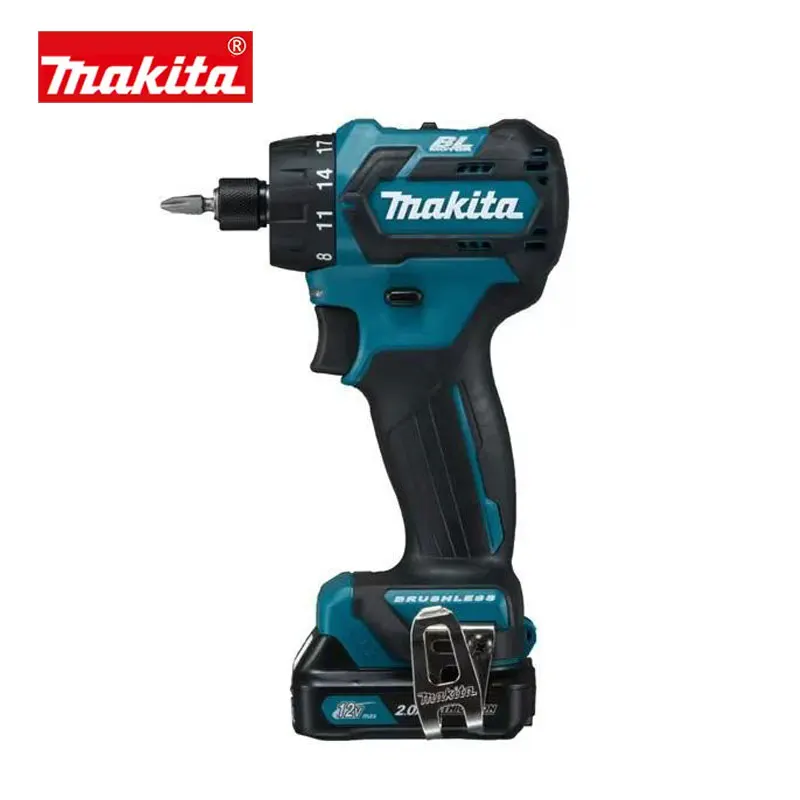 Makita DF032D Wireless Brushless Drill Chargeable 12V Cordless Driver DIY Power Tool 2-Speed Electric Drill Makita DF032