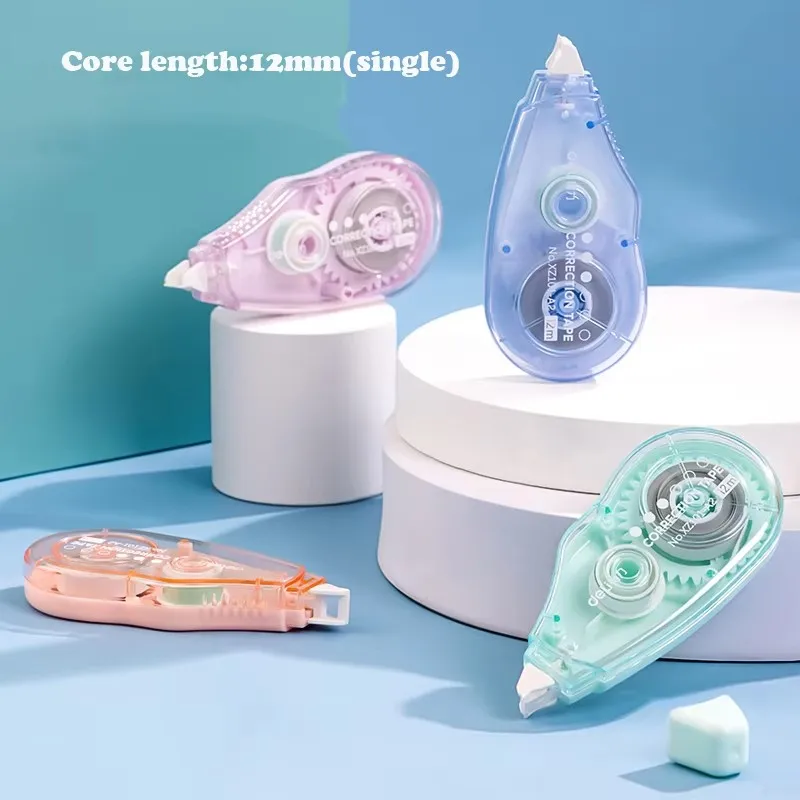 Deli Correction Tape 6pcs/set 72m Large Capacity Roller Correction Tapes for Students Error Correction Stationery Supplies