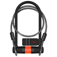 1 Set U-Shaped Anti-Theft Heavy Duty Solid Alloy Steel Beam Bike Lock Long Shackle For Mountain Bicycle Motorcycle Electric Bike